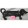 Image 2 : Cast iron dachshund door stop/boot scraper (wiener dog)