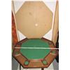 Image 3 : felt top octagon wooden poker table & cover