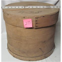Vintage wooden cheese box