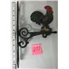 Image 1 : Cast iron rooster folk art / shelf or fence bracket