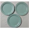 Image 5 : set 13 Jadite green Melmac/melamine 10" plates