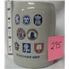 Image 1 : .5 West Germany Munchner Bier stoneware/ceramic mug stein