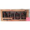 Image 1 : new set of 4 2013 AMC Walking Dead zombie pint glasses