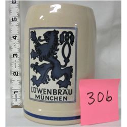 .5L Lowenbrau Munchen stoneware/ceramic beer stein