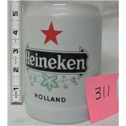 .5L Heineken Holland stoneware/ceramic beer stein