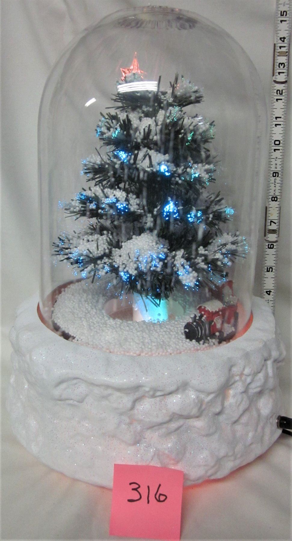 Hallmark Christmas train electronic snow globe Schmalz Auctions