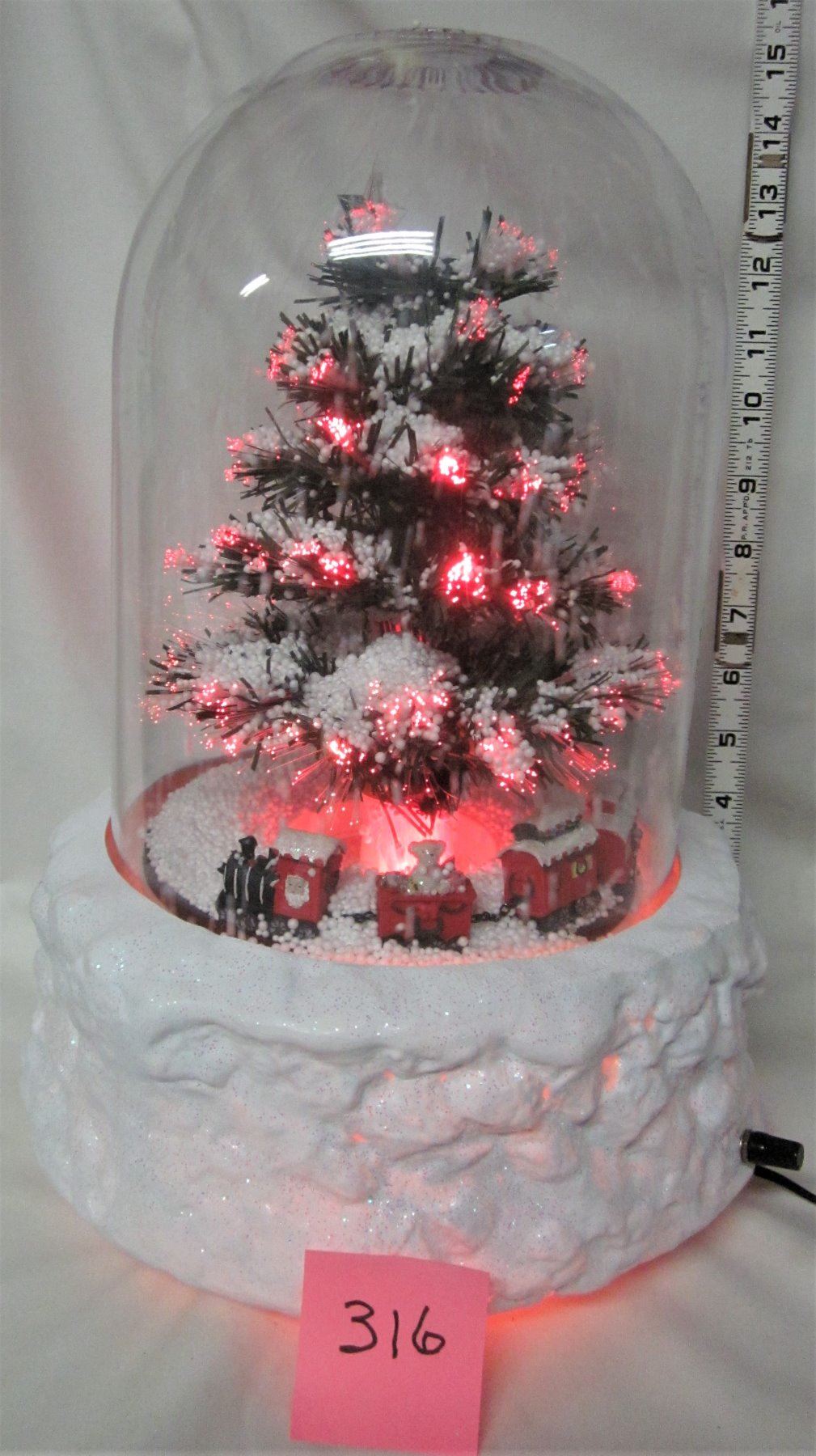 Hallmark Christmas train electronic snow globe