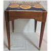 Image 2 : vintage wooden sewing stool with storage under seat