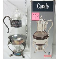 silver plate coffee carafe