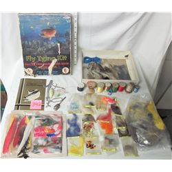 vintage 'Marksman' fly tying kit - instruction manual