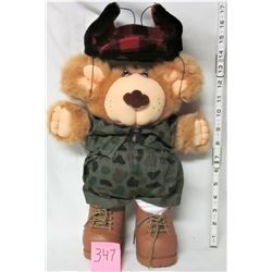 Vintage 1980's coleco 15" furskins camo dolls