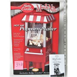Betty Crocker 'movie nite' hot air popcorn maker (new, boxed)