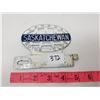 Image 1 : CANADA SASKATCHEWAN MOTOR CLUB PLATE TOPPER