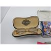 Image 2 : LOT OF ASSORTED HARLEY DAVIDSON ITEMS (2 SETS PLAYING CARDS, LETTER OPENER, CASE WITH GLASSES)