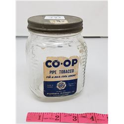 VINTAGE CO-OP PIPE TOBACCO JAR
