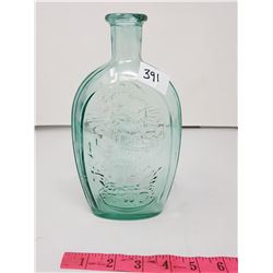 VINTAGE GREEN TWD EAGLE FRANKLIN SHIP BOTTLE