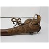 Image 7 : OLD ASIAN FIGURAL DRAGON/SERPENT TRUMPET HORN HAMMERED ARTWORK