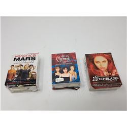 THREE COMPLETE CARD SETS (VERONICA MARS, CHARMED, WITCH BLADE)