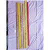 Image 2 : SIX VINTAGE ADVERTISING YARD STICKS