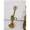 Image 3 : BRASS SCISSOR CANDLE WICK SNUFFER/STAND AND BRASS EASEL