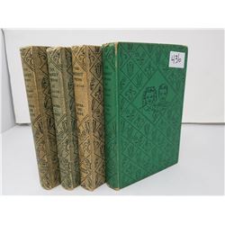 FOUR VINTAGE BOBBSEY TWINS BOOKS
