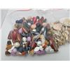 Image 2 : TWO LARGE BAGS OF WOODEN BEADS AND SHELLS