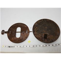 Damper & stove plate
