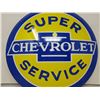 Image 2 : Chevrolet reproduction button sign, 16"