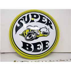 Super Bee reproduction button sign, 16"