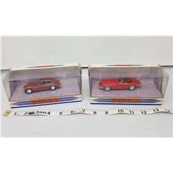 2 Dinky Matchbox 1:43 scale cars