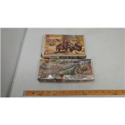 2 MODELS IN BOX - UNOPENED AIRFIX -00 SCALE TANK TRANSPORTER, OPENED MATCHBOX HUMBER MK.II 1-76TH SC