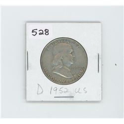 1952-D- US HALF DOLLAR