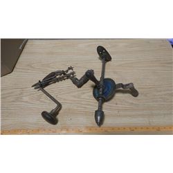 BRACEN BIT WITH BITS AND HAND HELD DRILL