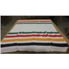 Image 1 : REPLICA HUDSON BAY BLANKET (APPROX. 62" X 60")