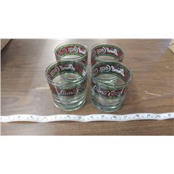 FOUR COCA-COLA TUMBLERS