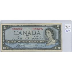 1954 FIVE DOLLARS