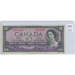 1954 TEN DOLLARS