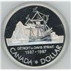 Image 1 : 1987 CANADIAN MINT SILVER DOLLAR IN CASE