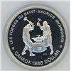 Image 1 : 1988 CANADIAN MINT SILVER DOLLAR IN CASE