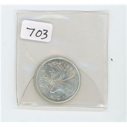 1968-.500 CANADIAN 25 CENT