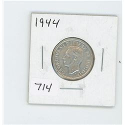 1944 CANADIAN 25 CENT