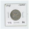Image 1 : 1948 CANADIAN 25 CENT