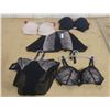 Image 1 : ASSORTED BLACK LINGERIE ITEMS - SIZE XL