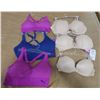 Image 1 : LOT OF SIX BRAS, ASSORTED SIZES