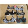 Image 1 : LOT OF SIX BRAS, ASSORTED SIZES