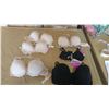 Image 1 : LOT OF SIX BRAS, ASSORTED SIZES