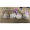 Image 6 : LOT OF FIVE BRAS, ASSORTED SIZES
