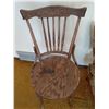 Image 4 : THREE CHAIRS - WICKER CHAIR, FLOWER CHAIR, WOODEN CHAIR