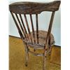 Image 5 : THREE CHAIRS - WICKER CHAIR, FLOWER CHAIR, WOODEN CHAIR