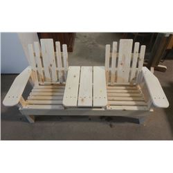 CHILDS DOUBLE SEAT (51" X 20" X 26") G. BRAATEN